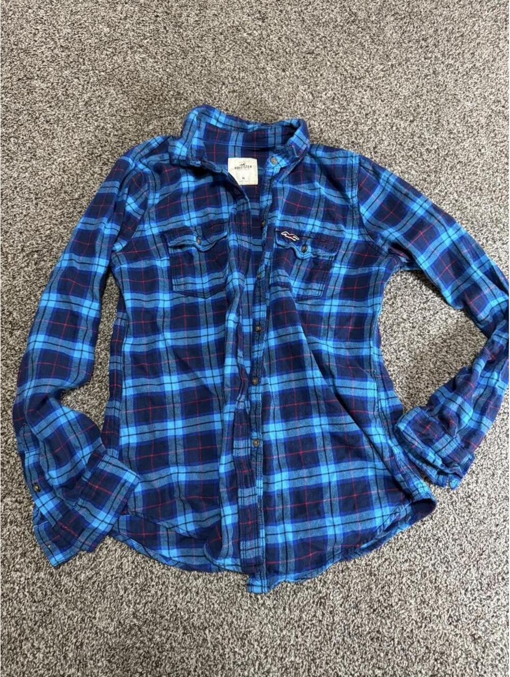 Hollister Co. Women's Blue Shirt